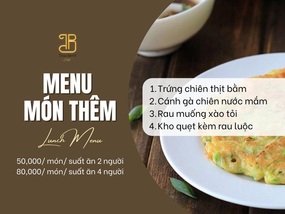 Khach San Thai Binh Chi Khu Co Ong Dış mekan fotoğraf